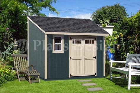 10×14 Wood Shed Plans PDF Plans 12 x 8 saltbox shed plans ...