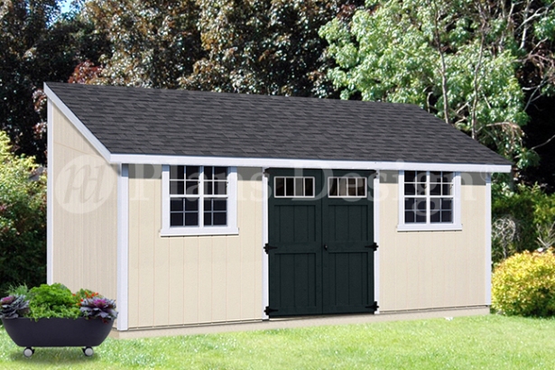 Storage Utility Lean To Shed Building Plans attached storage 
